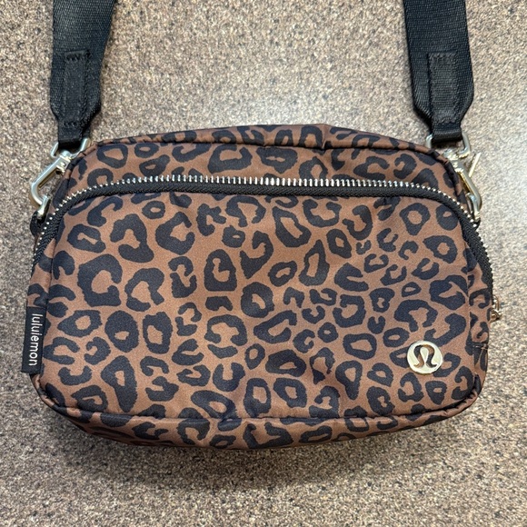 lululemon athletica Brown Leopard Crossbody Bag - Picture 2 of 7